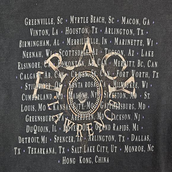 Vintage Tracy Lawrence Tshirt Large 90s Country Music Band Concert Singlestitch - Picture 7 of 11